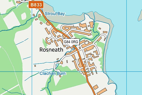 G84 0RG map - OS VectorMap District (Ordnance Survey)