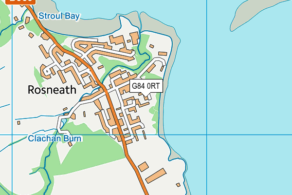 G84 0RT map - OS VectorMap District (Ordnance Survey)