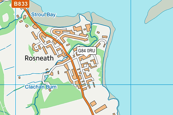 G84 0RU map - OS VectorMap District (Ordnance Survey)