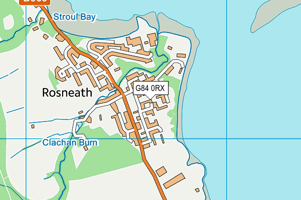 G84 0RX map - OS VectorMap District (Ordnance Survey)