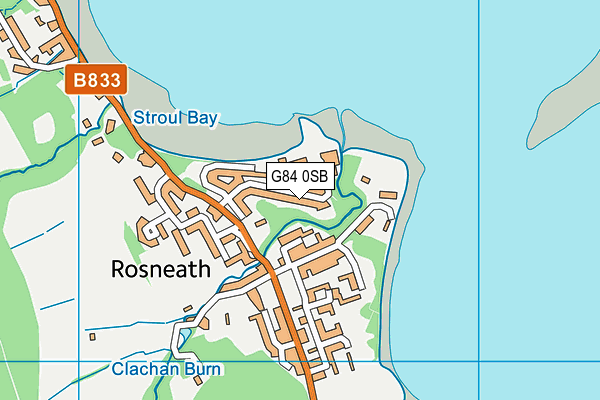 G84 0SB map - OS VectorMap District (Ordnance Survey)