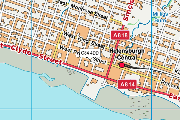 G84 4DD map - OS VectorMap District (Ordnance Survey)