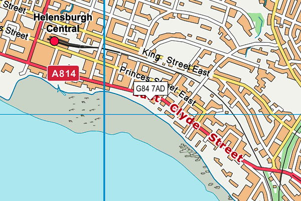 G84 7AD map - OS VectorMap District (Ordnance Survey)