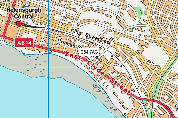 G84 7AG map - OS VectorMap District (Ordnance Survey)