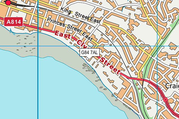 G84 7AL map - OS VectorMap District (Ordnance Survey)