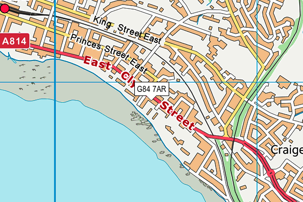 G84 7AR map - OS VectorMap District (Ordnance Survey)