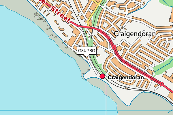 G84 7BG map - OS VectorMap District (Ordnance Survey)