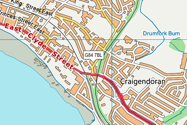 G84 7BL map - OS VectorMap District (Ordnance Survey)