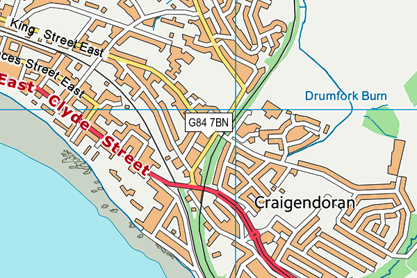 G84 7BN map - OS VectorMap District (Ordnance Survey)