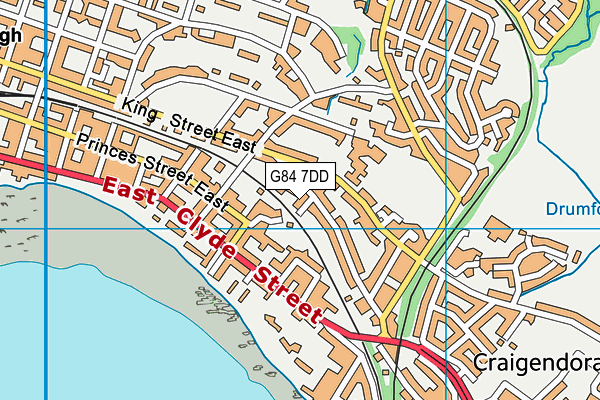 G84 7DD map - OS VectorMap District (Ordnance Survey)