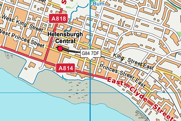 G84 7DF map - OS VectorMap District (Ordnance Survey)