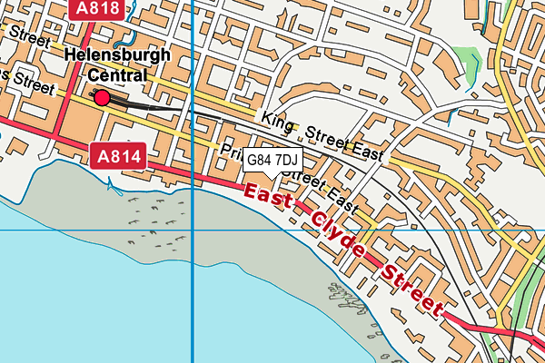 G84 7DJ map - OS VectorMap District (Ordnance Survey)