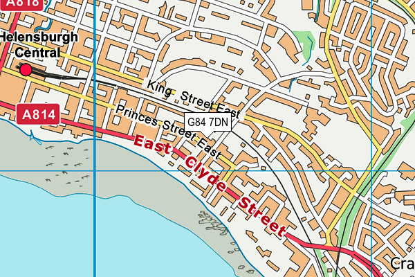 G84 7DN map - OS VectorMap District (Ordnance Survey)