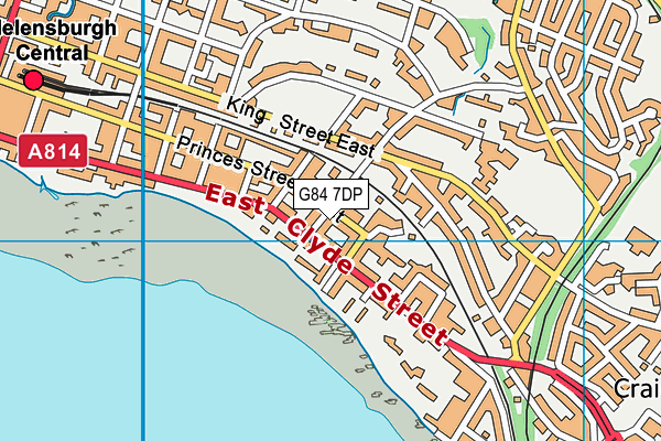 G84 7DP map - OS VectorMap District (Ordnance Survey)