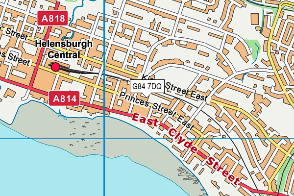 G84 7DQ map - OS VectorMap District (Ordnance Survey)