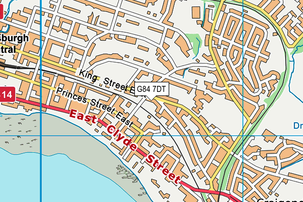 G84 7DT map - OS VectorMap District (Ordnance Survey)