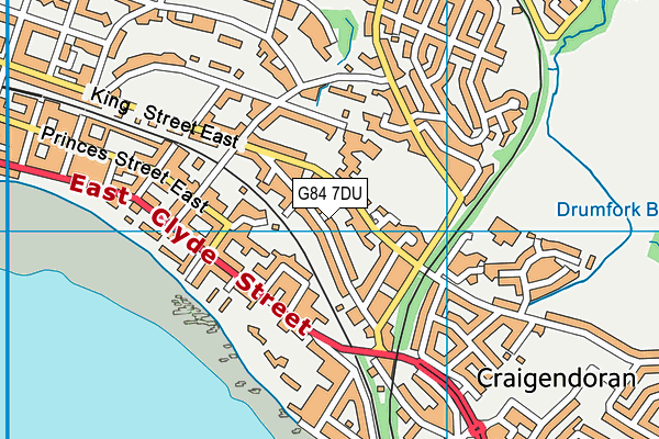 G84 7DU map - OS VectorMap District (Ordnance Survey)