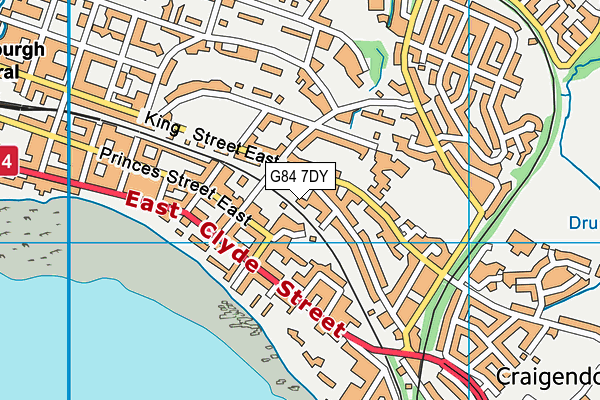 G84 7DY map - OS VectorMap District (Ordnance Survey)