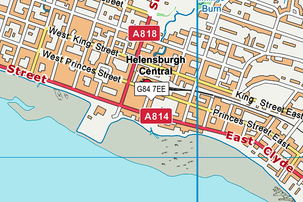 G84 7EE map - OS VectorMap District (Ordnance Survey)