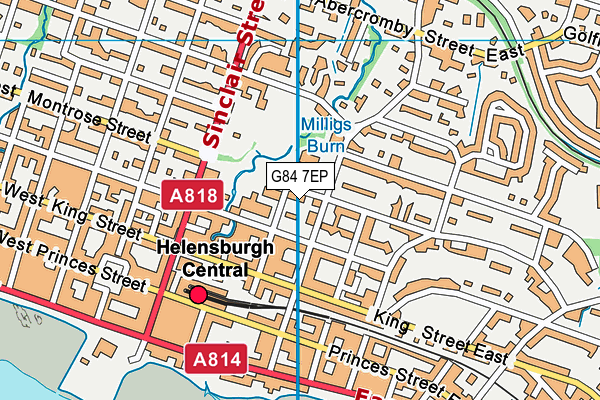 G84 7EP map - OS VectorMap District (Ordnance Survey)