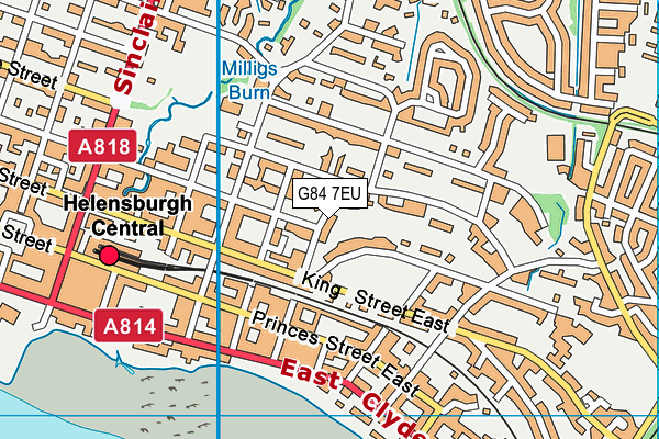 G84 7EU map - OS VectorMap District (Ordnance Survey)