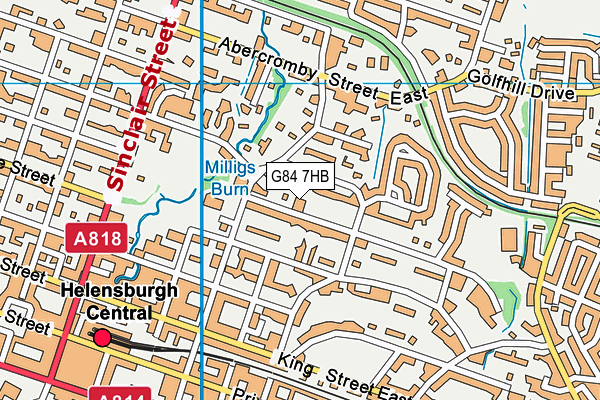 G84 7HB map - OS VectorMap District (Ordnance Survey)