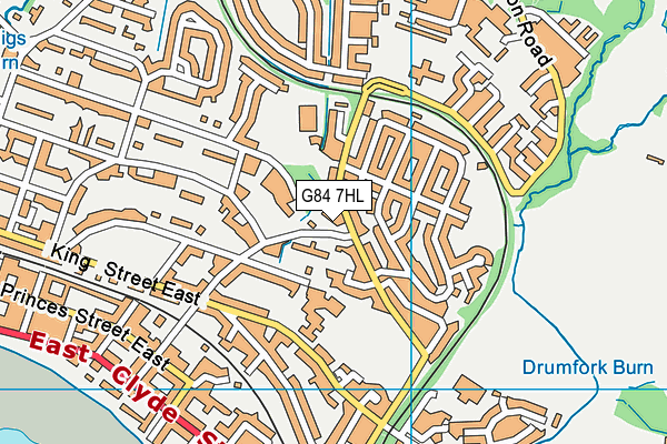 G84 7HL map - OS VectorMap District (Ordnance Survey)