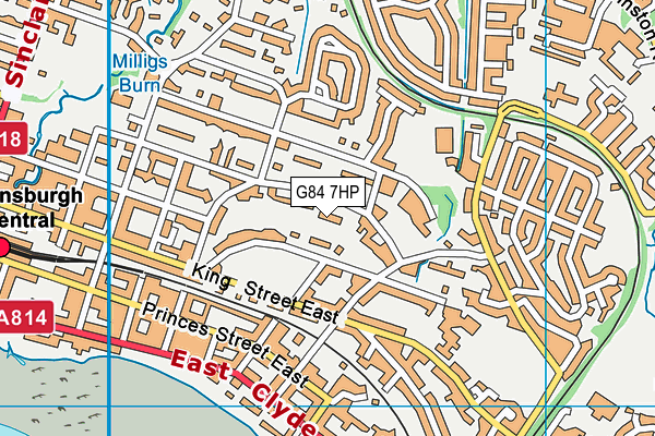 G84 7HP map - OS VectorMap District (Ordnance Survey)