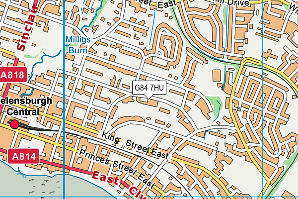 G84 7HU map - OS VectorMap District (Ordnance Survey)