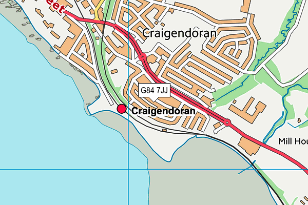 G84 7JJ map - OS VectorMap District (Ordnance Survey)