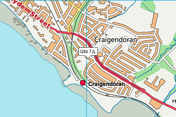 G84 7JL map - OS VectorMap District (Ordnance Survey)