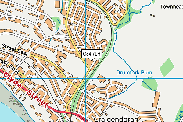 G84 7LH map - OS VectorMap District (Ordnance Survey)