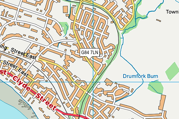 G84 7LN map - OS VectorMap District (Ordnance Survey)