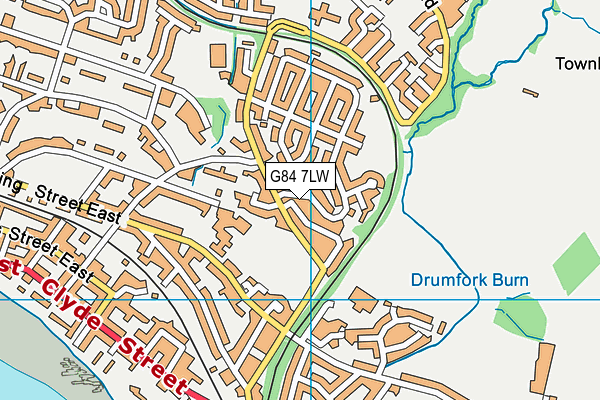 G84 7LW map - OS VectorMap District (Ordnance Survey)