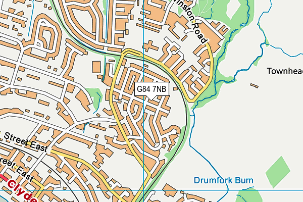 G84 7NB map - OS VectorMap District (Ordnance Survey)