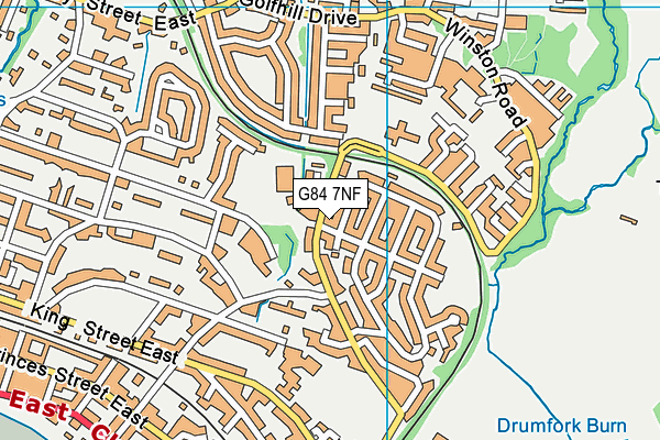 G84 7NF map - OS VectorMap District (Ordnance Survey)