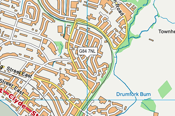 G84 7NL map - OS VectorMap District (Ordnance Survey)