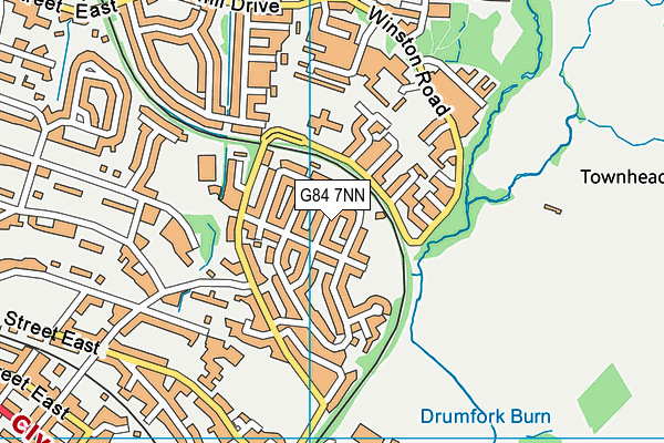 G84 7NN map - OS VectorMap District (Ordnance Survey)