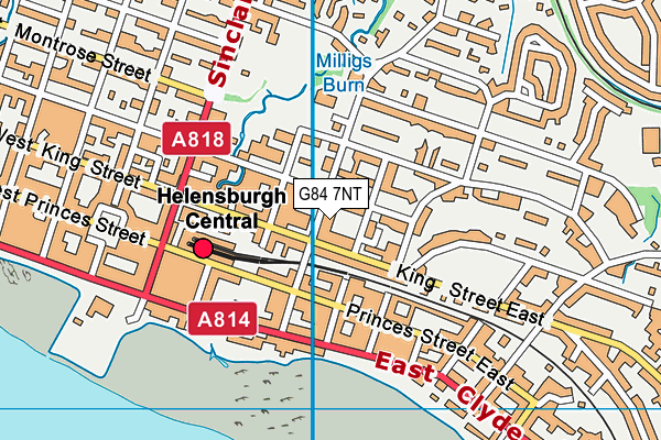 G84 7NT map - OS VectorMap District (Ordnance Survey)