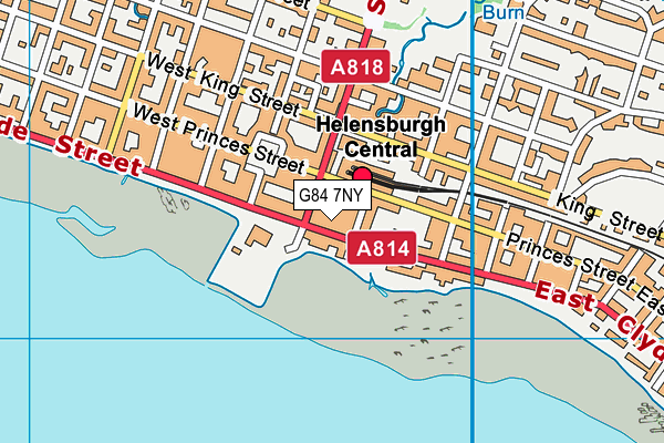 G84 7NY map - OS VectorMap District (Ordnance Survey)
