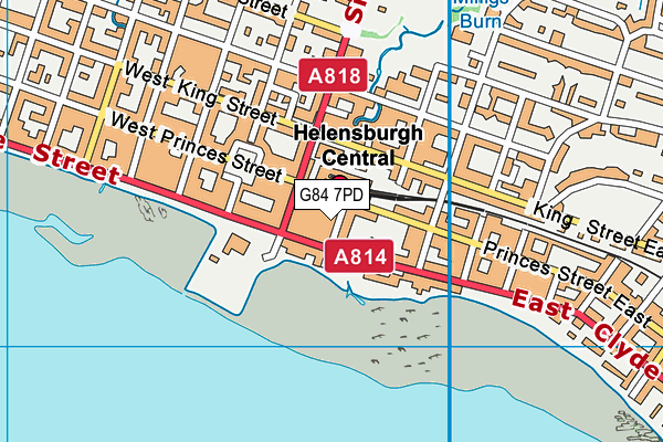 G84 7PD map - OS VectorMap District (Ordnance Survey)
