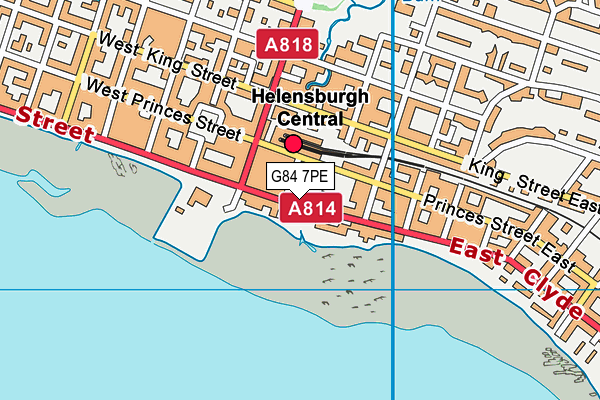 G84 7PE map - OS VectorMap District (Ordnance Survey)