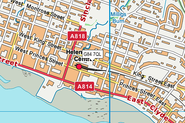 G84 7QL map - OS VectorMap District (Ordnance Survey)