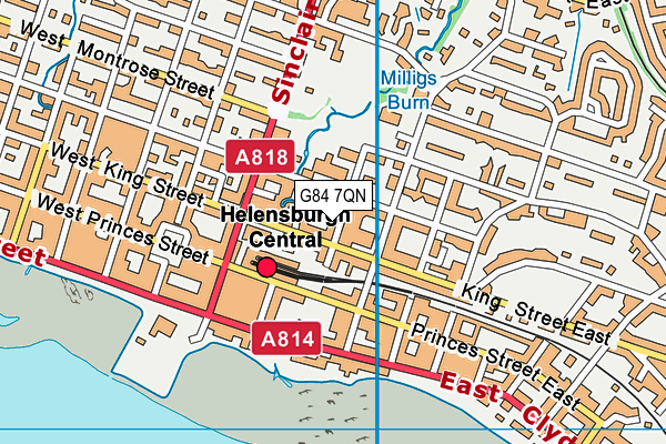 G84 7QN map - OS VectorMap District (Ordnance Survey)