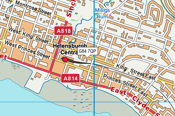 G84 7QP map - OS VectorMap District (Ordnance Survey)