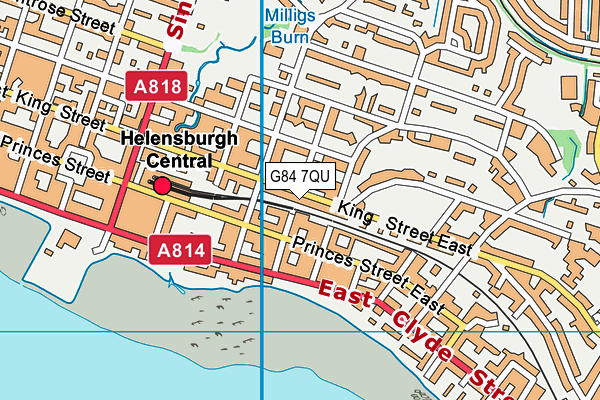 G84 7QU map - OS VectorMap District (Ordnance Survey)