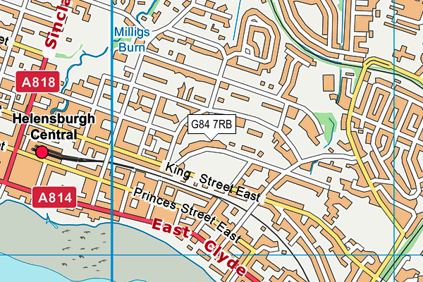 G84 7RB map - OS VectorMap District (Ordnance Survey)