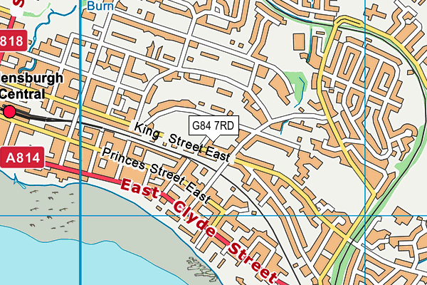 G84 7RD map - OS VectorMap District (Ordnance Survey)