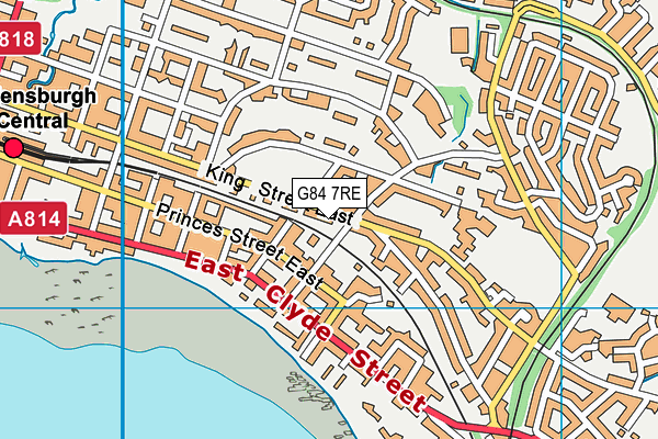G84 7RE map - OS VectorMap District (Ordnance Survey)