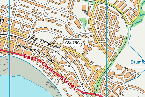 G84 7RG map - OS VectorMap District (Ordnance Survey)